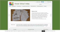 Desktop Screenshot of forestschoolwales.org.uk
